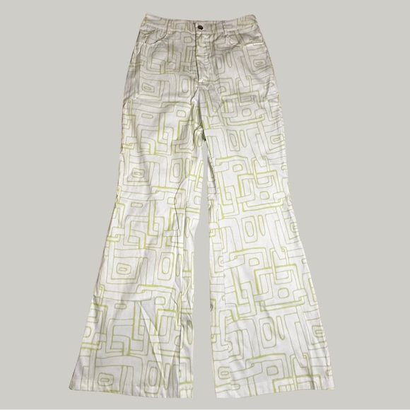 EUC Abstract Boot Cut Pants - Picture 2 of 4